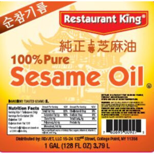 Resturant King - Pure Sesame Oil - gallon