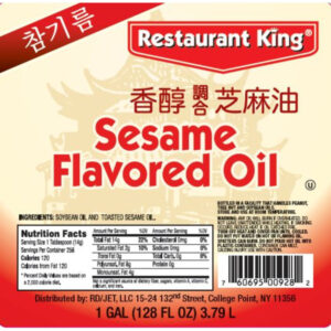 Restaurant King - Sesame Flavored Oil - gallon