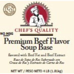 Chef's Quality - Beef Base - 4 lb Jar