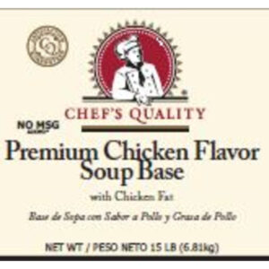 Chef's Quality - Chicken Base - 15 lb Jar