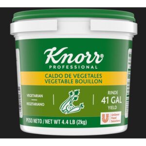 Knorr - Caldo de Vegetales (Vegetable Bouillon) - 4.4 lbs (yields 41 gal)