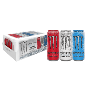 Monster Energy - Ultra Variety Pack (Ultra Red, Zero Ultra, Ultra Blue) - 24/16 oz cans