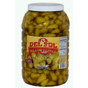 Del Sol - Yellow Chili Peppers, Hot - gallon