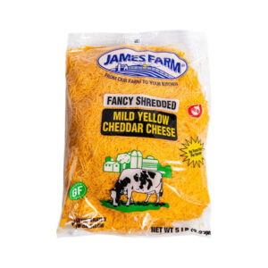 James Farm - Fancy Shredded Cheddar Cheese - 5 lbs