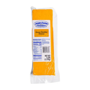 James Farm - Sharp Cheddar Cheese Loaf - 5 lbs