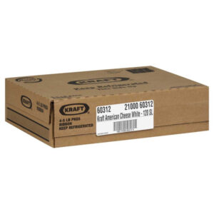 Kraft - White American Cheese, 120 Slides - 4/5 lb