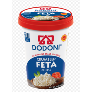 Dodoni Imported - Greek Feta Crumbled - 16 Oz