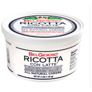 Belgioioso - Platinum Ricotta 3LB. Tub