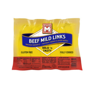 Bar M Beef Mild Links Smoked Sausage Mild n Tasty
