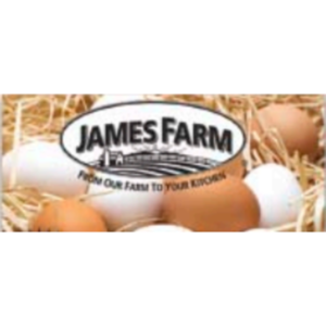 James Farm - Cage Free Medium Brown Eggs AA - 15 Dz
