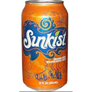 Sunkist- Orange Soda - 24/12 oz cans