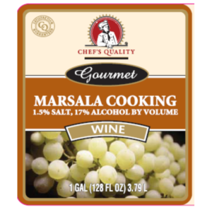 Chef's Quality - Marsala Cooking Wine - gallon