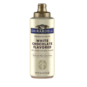 Ghirardelli - White Chocolate Squeeze Bottle - 17oz/12 pack