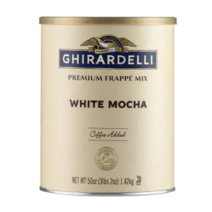 Ghirardelli - Frappe White Mocha - 3.12 lb Canister/6 pack