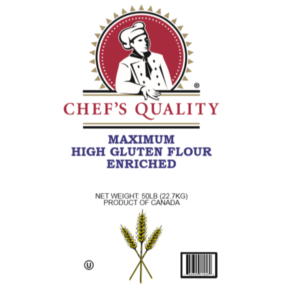 Chef's Quality - Maximum Hi-Gluten Flour - 50 lb Bag
