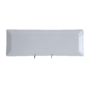Thunder - White Rectangular Plate, 15", Melamine