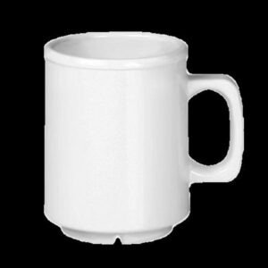 Thunder Mug White Melamine BPA Free 8z