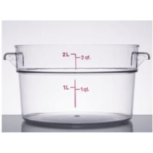 Cambro - Poly Carb Container Round - 2 Qt