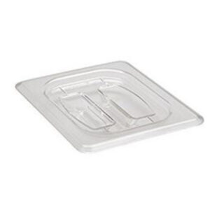 Camwear Food Pan Cover, 1/8 size, with handle, clear, NSF