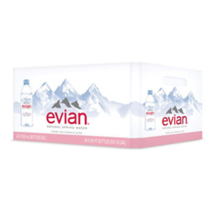 Evian - Natural Spring Water, 24 Ct, 500 mL