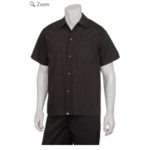 Utility Shirt, short sleeves, black, XL