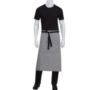 Portland Bib Apron, 34"L x 30"W, indigo blue