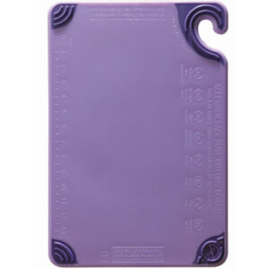 San Jamar - 12x18 Purple Safe-T Cutting Board