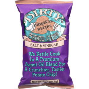 Dirty - Salt & Vinegar Potato Chips - 25/2 oz