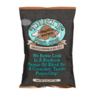 Dirty Potato Chips, Cracked Pepper & Sea Salt, 2 oz - 25 ct