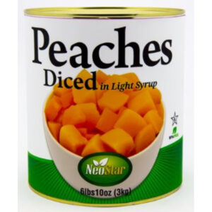 Neo Star - Diced Peaches in Light Syrup - #10 cans