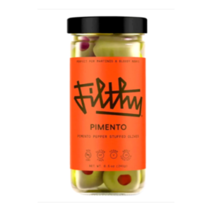 Filthy Pimento Olives 6-64z