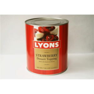 Lyons Magnus - Sliced Strawberry Topping - #5 can