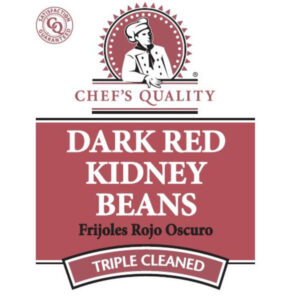 Chef's Quality - Dark Red Kidney Beans - 25 lbs