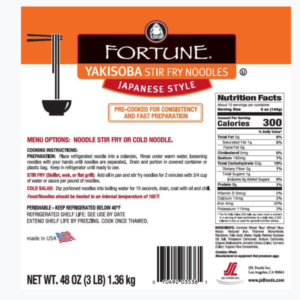 Fortune - Yakisoba Stir Fry Noodles - 8-3 Lb