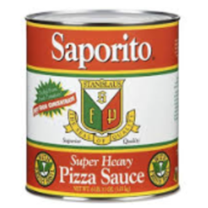 Saporito - Heavy Pizza Sauce with Basil - #10 can