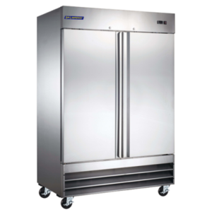 Sir Lawrence 54" Stainless Steel 2-Door Reach-In Refrigerator