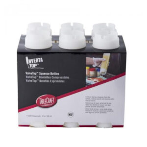 Tablecraft - Squeeze Bottle, InvertaTop, 6 Pk, 32 oz
