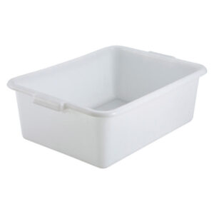 Winco - #PL-7W - 7" White Dish Box