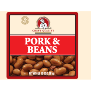 Chef's Quality - Pork & Beans - #10 cans