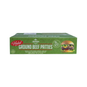 Jensen- Halal Ground Beef Patty 2/1 8 OZ