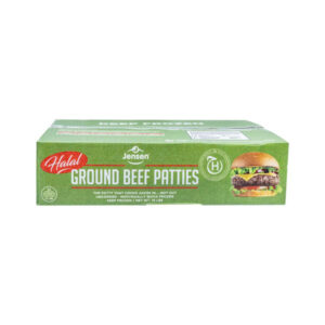 Jensen- Halal Ground Beef Patty 3/1 5 OZ