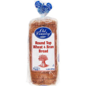 Old Country - Round Top Wheat and Bran Bread - 2 lb