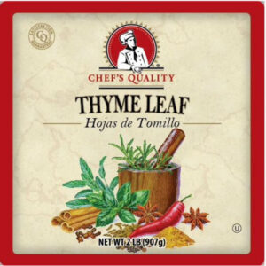Chefs Quality - Whole Thyme Leaves - 2 lbs
