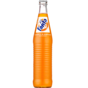 Fanta Orange Mexico Glass Bottles, 500 mL, 24 Pack