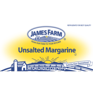 James Farm - Zero Trans Fat Unsalted Margarine - 30 lbs