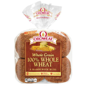 Oroweat - 100% Whole Wheat Sandwich Buns - 8 Ct