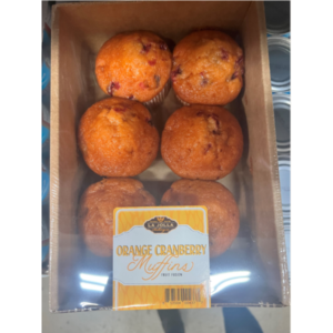 La Jolla- Orange Cranberry Muffins 6 PK