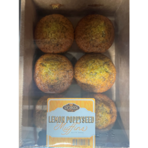 La Jolla- Lemon Poppyseed Muffins 6 PK