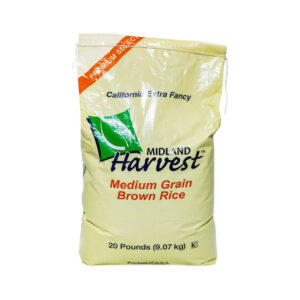 ADM Calrose - Medium Brown Rice - 20 lb Bag