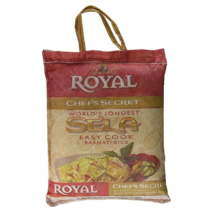 Royal - Chef's Secret Sela Basmati Rice - 40 lbs